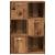 Bibliotecă, lemn vechi, 60,5x30x90 cm, lemn prelucrat GartenMobel Dekor