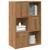 Bibliotecă, stejar artizanal, 60,5x30x90 cm, lemn prelucrat GartenMobel Dekor
