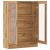 Bibliotecă, stejar artizanal, 82,5x30,5x115 cm, lemn prelucrat GartenMobel Dekor