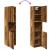 Dulap suspendat de baie, lemn vechi 30x30x130 cm lemn prelucrat GartenMobel Dekor
