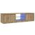 Dulap TV cu LED stejar artizanal 140x40x35,5 cm lemn prelucrat GartenMobel Dekor