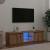 Dulap TV cu LED stejar artizanal 140x40x35,5 cm lemn prelucrat GartenMobel Dekor