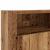 Dulap TV cu lumini LED lemn vechi 120x30x50 cm lemn prelucrat GartenMobel Dekor