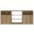 Dulap TV cu LED stejar artizanal 120x30x50 cm lemn prelucrat GartenMobel Dekor