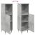Dulap de baie, gri beton, 30x30x100 cm, lemn prelucrat GartenMobel Dekor
