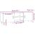 Dulap TV, lemn vechi, 150x30x50 cm, lemn prelucrat GartenMobel Dekor