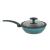 Wok din Aluminiu cu Strat Antiderapant și Capac de Sticlă Sea Line 24 cm, pentru Inducție Handy KitchenServ