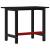 Banc lucru maro închis 100x60x81,5 cm lemn masiv stejar GartenMobel Dekor