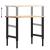 Banc lucru 80x60x(71,5-98) cm lemn masiv stejar GartenMobel Dekor