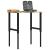 Banc lucru 80x60x(71,5-98) cm lemn masiv stejar GartenMobel Dekor