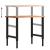 Banc lucru maro 80x60x(71,5-98) cm lemn masiv stejar GartenMobel Dekor
