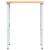 Banc lucru 80x60x(71,5-98) cm lemn masiv stejar GartenMobel Dekor