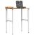 Banc lucru maro 80x60x(71,5-98) cm lemn masiv stejar GartenMobel Dekor