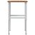 Banc lucru maro 80x60x(71,5-98) cm lemn masiv stejar GartenMobel Dekor