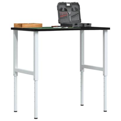 Banc lucru maro 100x60x(71,5-98) cm lemn masiv stejar GartenMobel Dekor