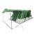 Cort de camping tunel pentru 5 persoane, verde, impermeabil GartenMobel Dekor