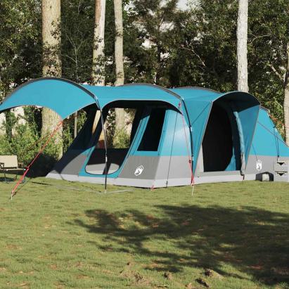 Cort de camping pentru 5 persoane, albastru, impermeabil GartenMobel Dekor