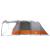 Cort de camping tunel 5 persoane, gri/portocaliu, impermeabil GartenMobel Dekor