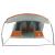 Cort de camping tunel 5 persoane, gri/portocaliu, impermeabil GartenMobel Dekor