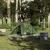 Cort de camping cupolă pentru 2 persoane, camuflaj, impermeabil GartenMobel Dekor