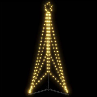 Instalație brad de Crăciun 363 LED-uri, alb cald, 182 cm GartenMobel Dekor