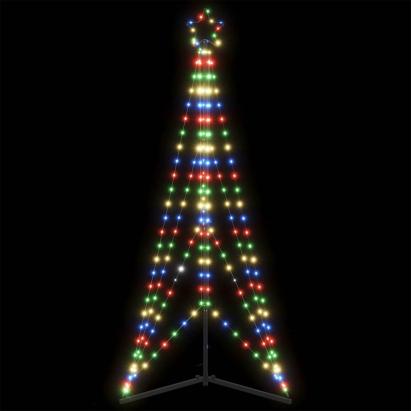 Instalație brad de Crăciun 363 LED-uri, colorat, 182 cm GartenMobel Dekor