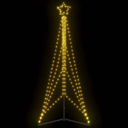 Instalație brad de Crăciun 483 LED-uri, alb cald, 240 cm GartenMobel Dekor