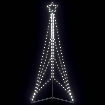 Instalație brad de Crăciun 483 LED-uri, alb rece, 240 cm GartenMobel Dekor