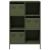 Dulap înalt, verde măsliniu, 68x39x103,5 cm, oțel GartenMobel Dekor
