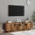 Dulap TV cu lumini LED lemn vechi 160x35x40 cm lemn prelucrat GartenMobel Dekor