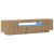 Dulap TV cu LED stejar artizanal 160x35x40 cm lemn prelucrat GartenMobel Dekor