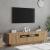 Dulap TV cu LED stejar artizanal 160x35x40 cm lemn prelucrat GartenMobel Dekor