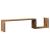 Rafturi perete 2 buc., lemn vechi, 100x15x20 cm, lemn prelucrat GartenMobel Dekor