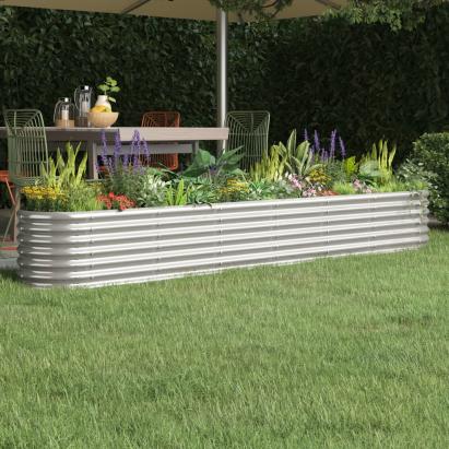 Strat înălțat grădină 260x40x36 cm oțel vopsit electrostatic GartenMobel Dekor