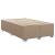 Pat box spring cu saltea, cappuccino, 120x190cm piele ecologică GartenMobel Dekor