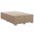 Pat box spring cu saltea, cappuccino, 120x190cm piele ecologică GartenMobel Dekor
