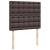 Pat box spring cu saltea, maro închis, 120x190 cm, textil GartenMobel Dekor