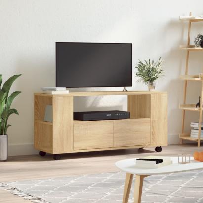 Comodă TV, stejar sonoma, 102x34,5x43 cm, lemn prelucrat GartenMobel Dekor