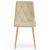 Scaun bucatarie/living, Artool, Libra, catifea, metal, bej deschis, 45x54x86.5 cm GartenVIP DiyLine