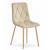 Scaun bucatarie/living, Artool, Libra, catifea, metal, bej deschis, 45x54x86.5 cm GartenVIP DiyLine