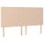Pat continental cu saltea, cappuccino, 200x200 cm, piele eco GartenMobel Dekor