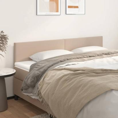 Tăblii de pat 2 buc, cappuccino 100x5x78/88 cm piele ecologică GartenMobel Dekor