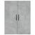 Dulap pe perete, gri beton, 69,5x34x90 cm, lemn prelucrat GartenMobel Dekor
