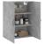 Dulap pe perete, gri beton, 69,5x34x90 cm, lemn prelucrat GartenMobel Dekor