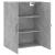 Dulap pe perete, gri beton, 69,5x34x90 cm, lemn prelucrat GartenMobel Dekor