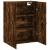 Dulap pe perete, stejar afumat, 69,5x34x90 cm, lemn prelucrat GartenMobel Dekor