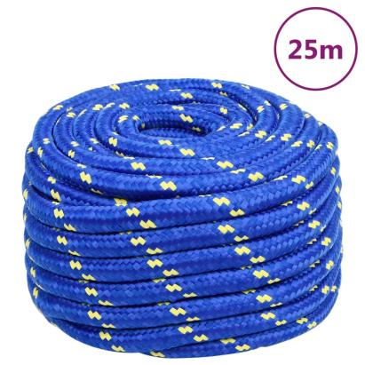 Frânghie de barcă, albastru, 20 mm, 25 m, polipropilenă GartenMobel Dekor