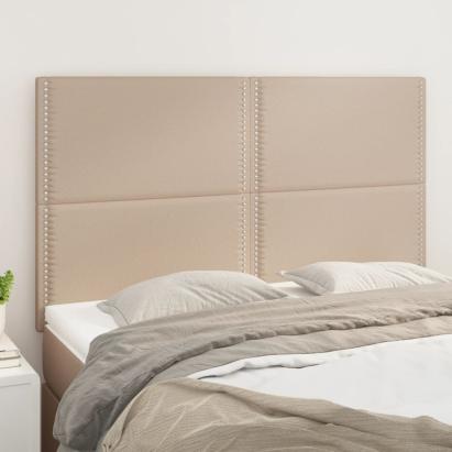 Tăblii de pat 4 buc. cappuccino 72x5x78/88 cm piele ecologică GartenMobel Dekor