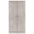 Pantofar, gri beton, 55x35x108 cm, lemn prelucrat GartenMobel Dekor
