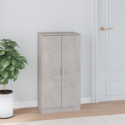 Pantofar, gri beton, 55x35x108 cm, lemn prelucrat GartenMobel Dekor